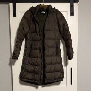 The North Face Women's Olive Puffer Coat